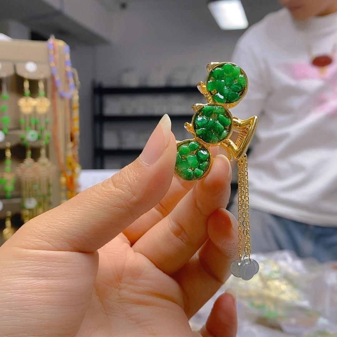 合金手链翡翠翡翠