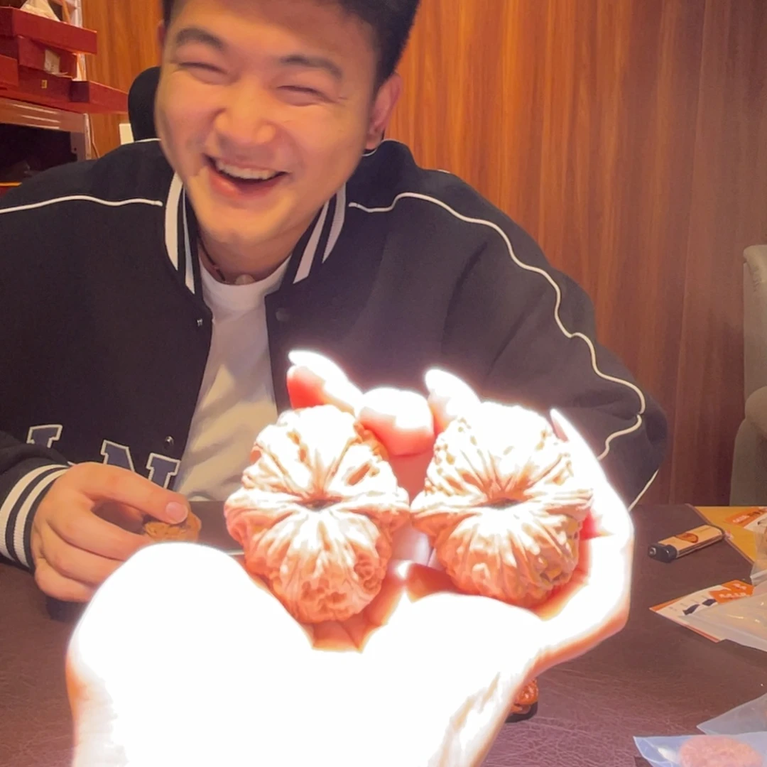 文玩核桃把件莱*43平谷元宝