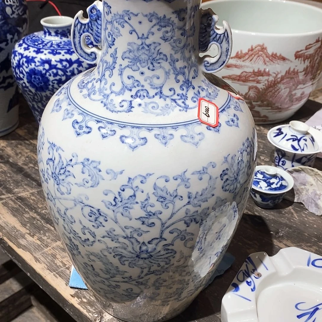摆件景德镇瓷器柴窑开窑