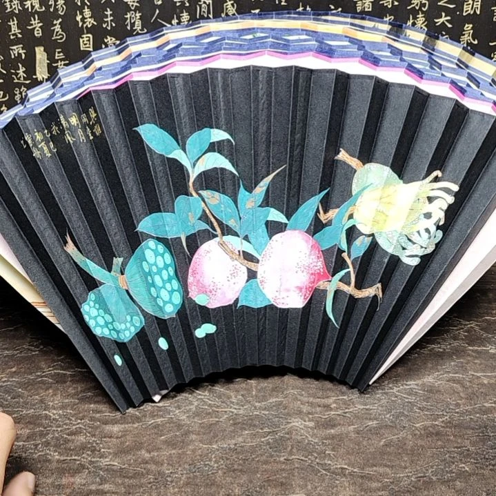 扇子手绘扇面  95  16方2.0