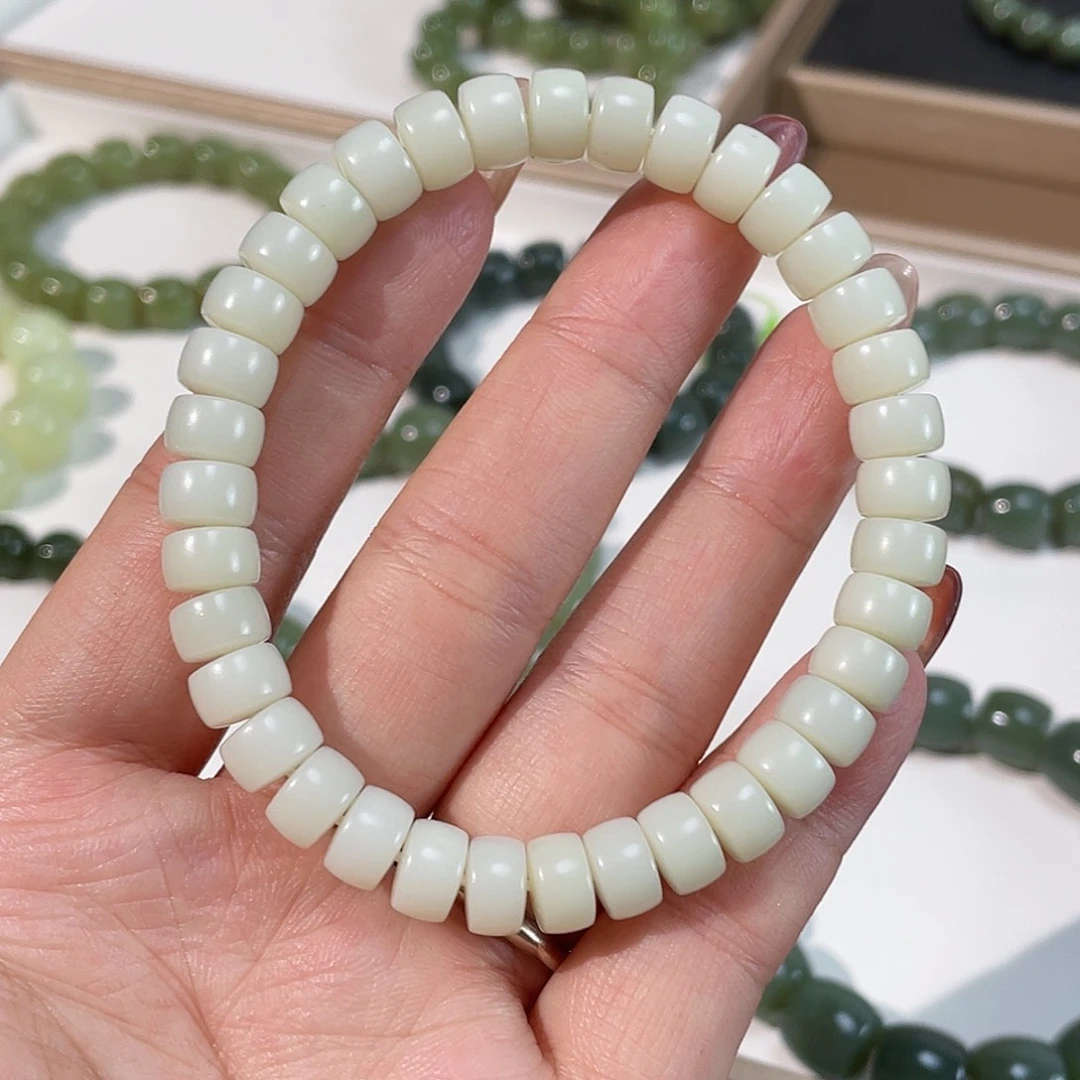 和田玉手链未镶嵌8.5