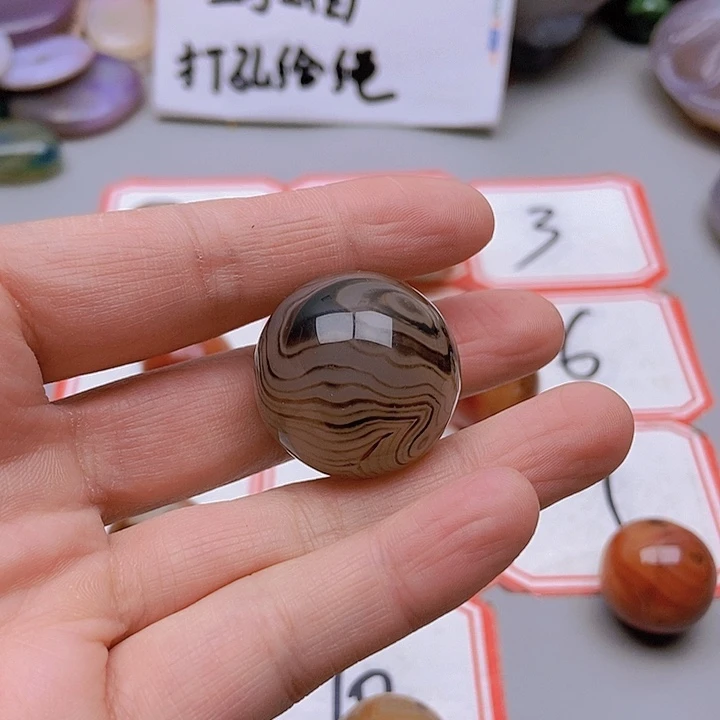 【闪购商品】玛瑙/玉髓珠宝半成品未镶嵌兰*