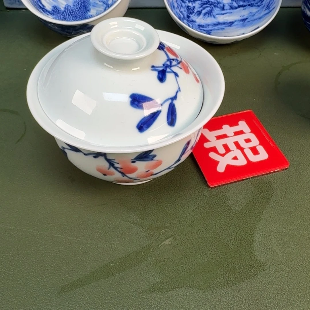 陶景德镇纯手绘茶具圆圆294