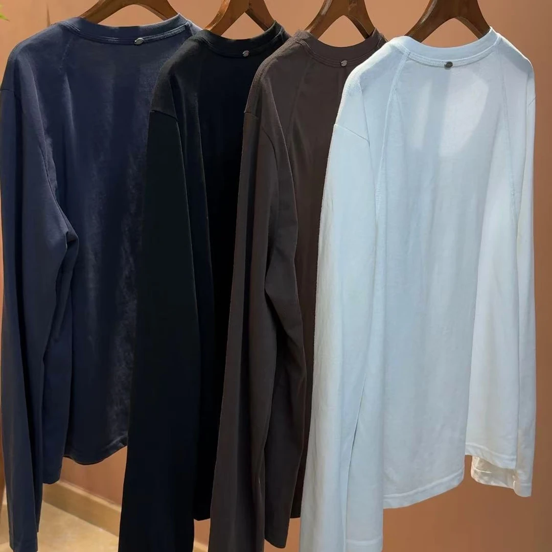 【衣布到味华华】圆领纯色精棉超弹打底衫73310款