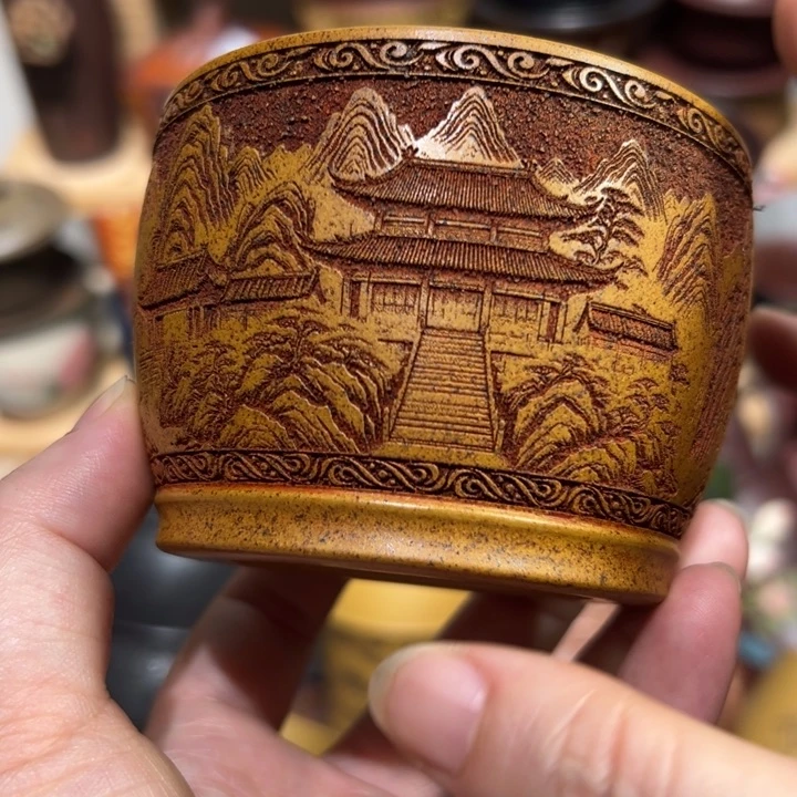 茶杯紫砂宜兴紫砂主人杯