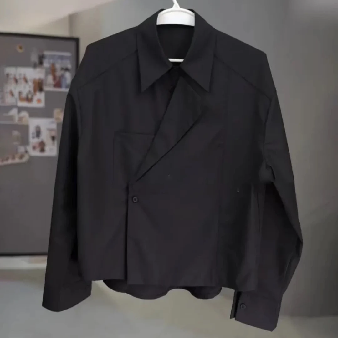 早秋新款法式小众设计师款衬衣C5728