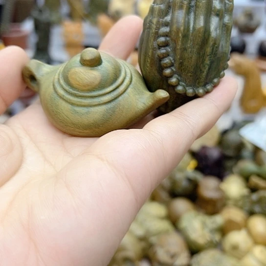 维腊木（绿檀）很**?把把壶，佛手