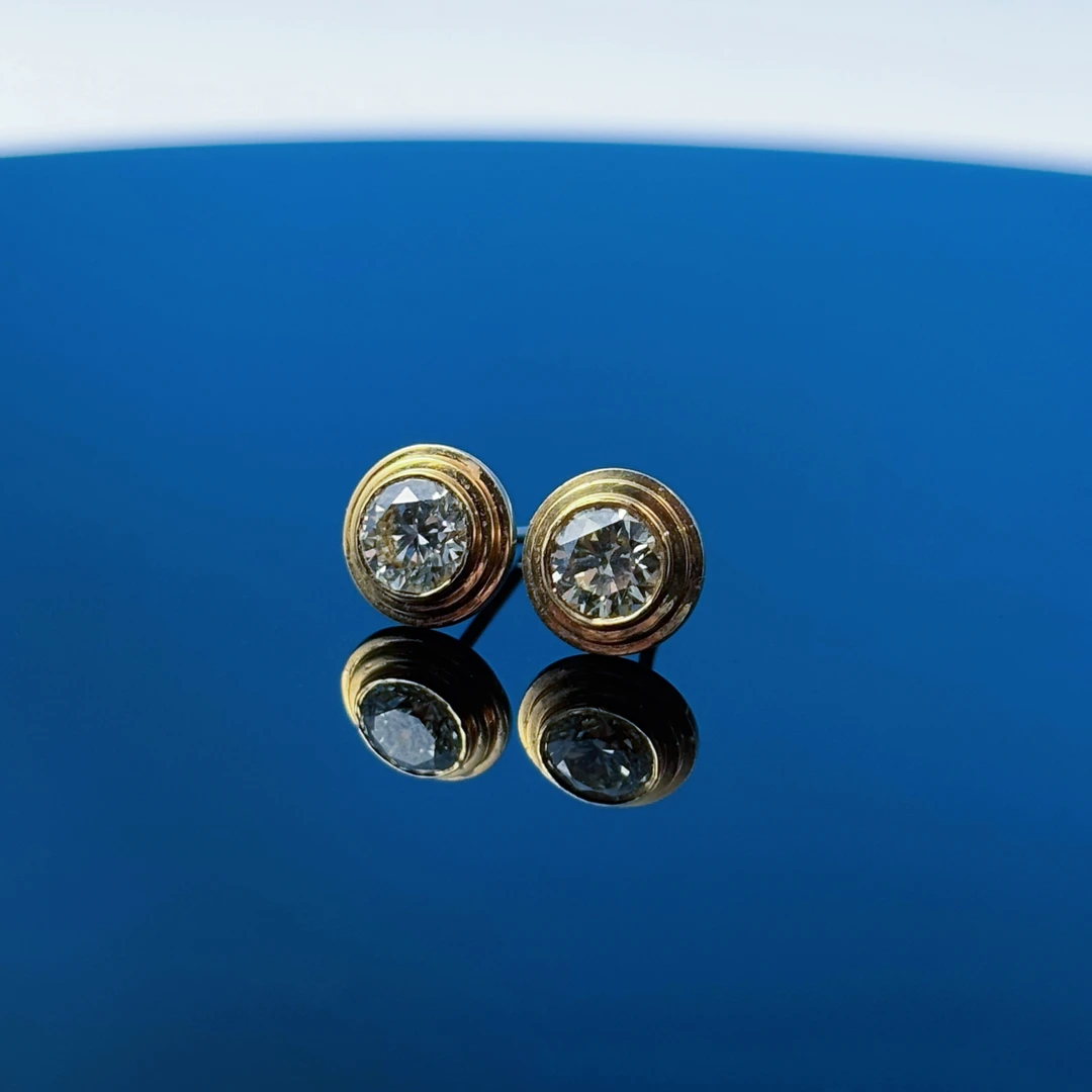 【PEIDI珠宝 】18K 10分泡泡耳钉（多样性发其一）38好物节 送礼 礼赠