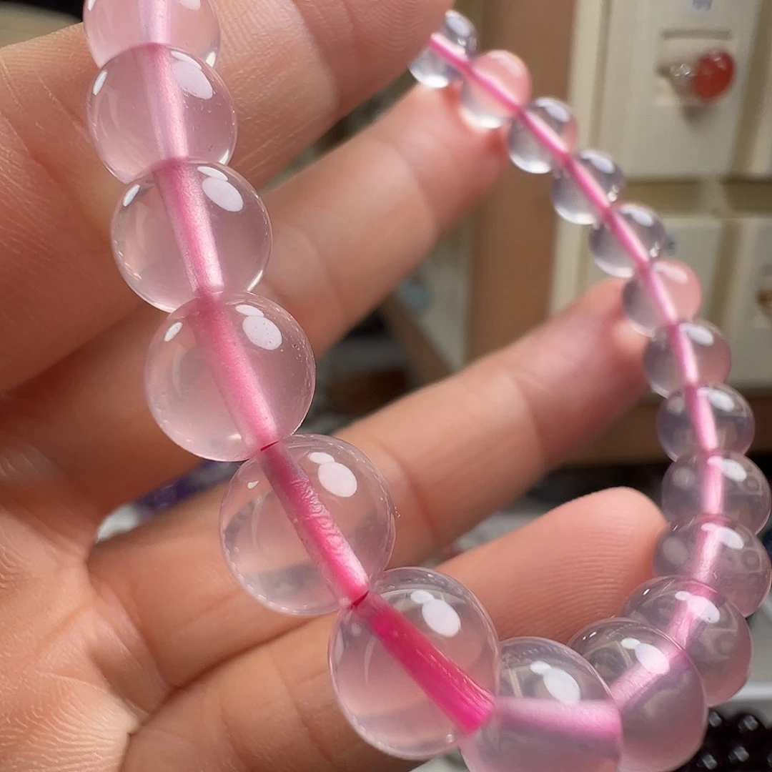 未镶嵌手链芙蓉石天然冰粉晶