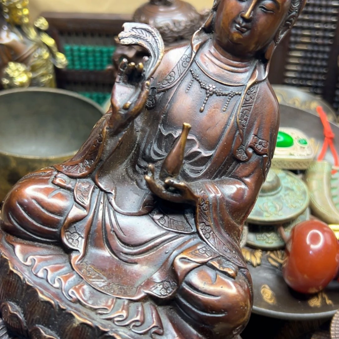 铜摆件欢迎欢迎你