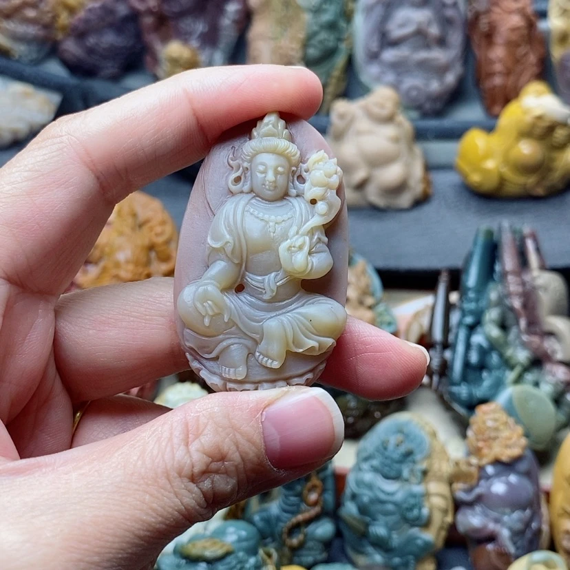 【闪购商品】定制石英质玉手把件未镶嵌