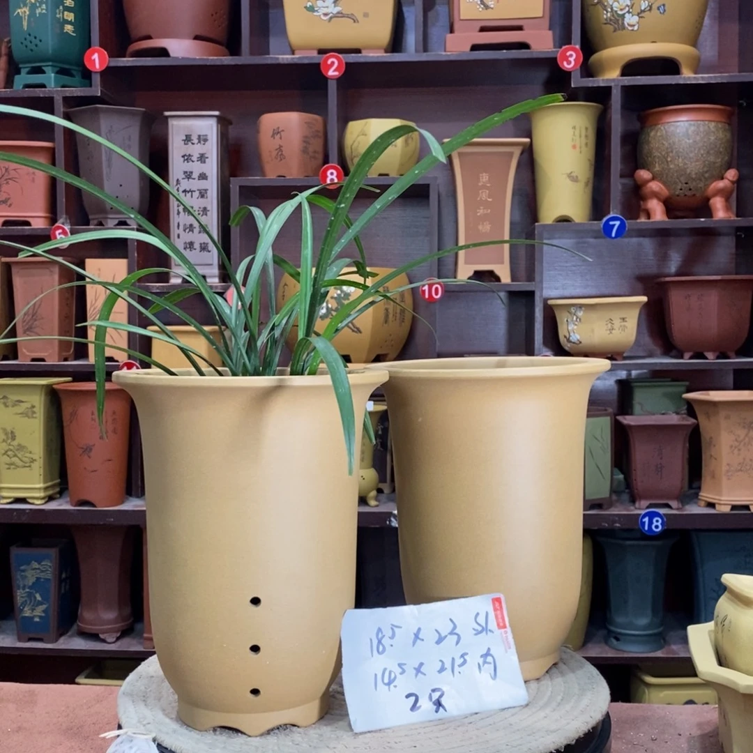 紫砂艺术紫砂花盆