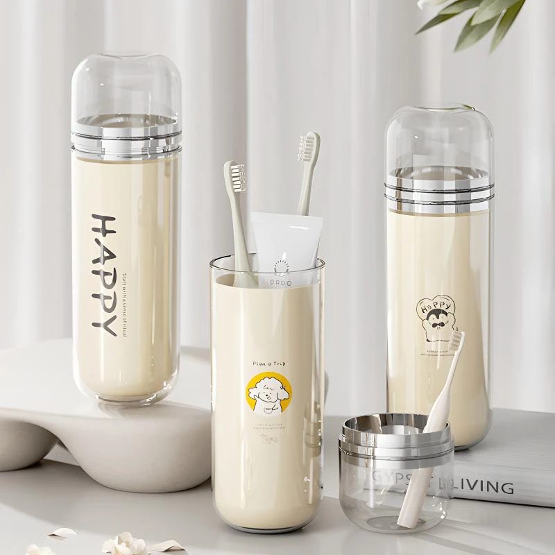 优勤旅行漱口杯便携式刷牙杯套装学生宿舍用高颜值洗漱杯旅游神器