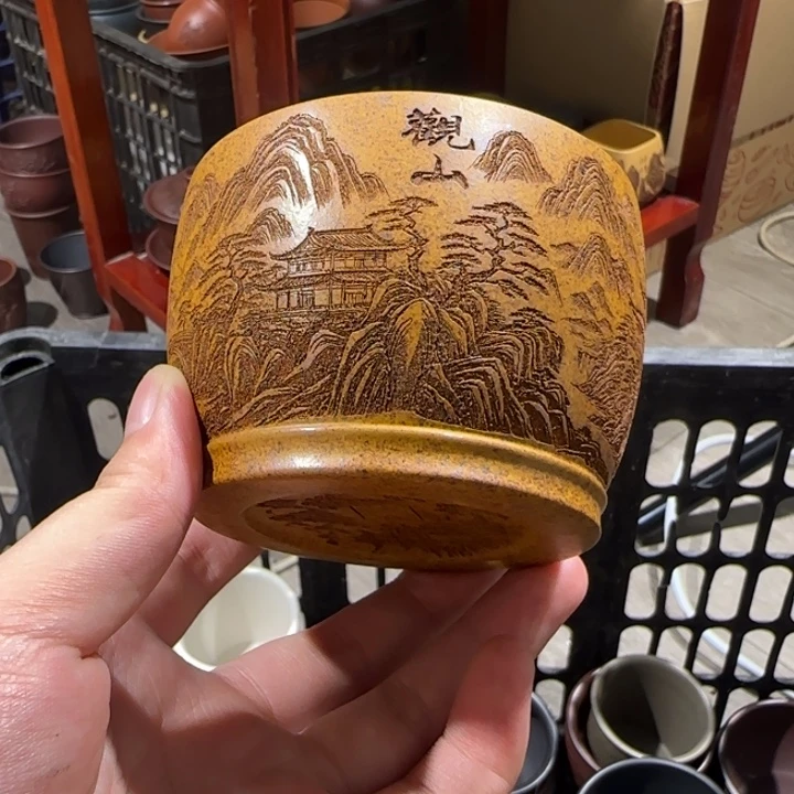 茶杯紫砂全手工紫砂
