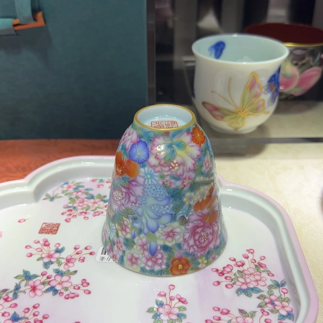 觉纯手工手绘 高端茶器