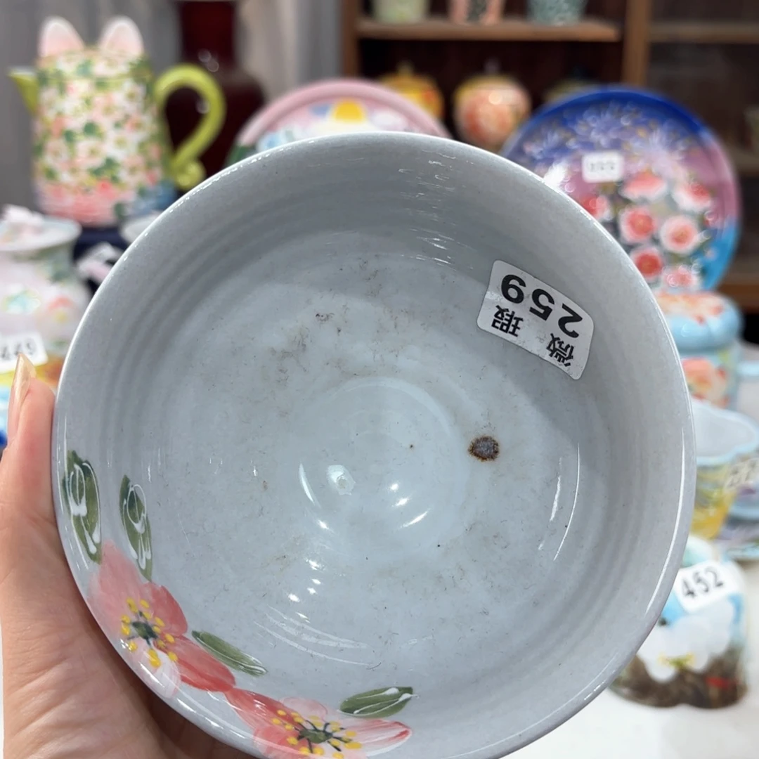 景德镇手绘高温釉下彩陶瓷茶具