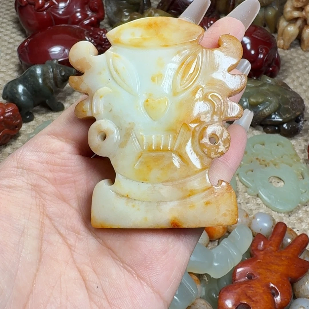 白玉菩提吊坠挂件