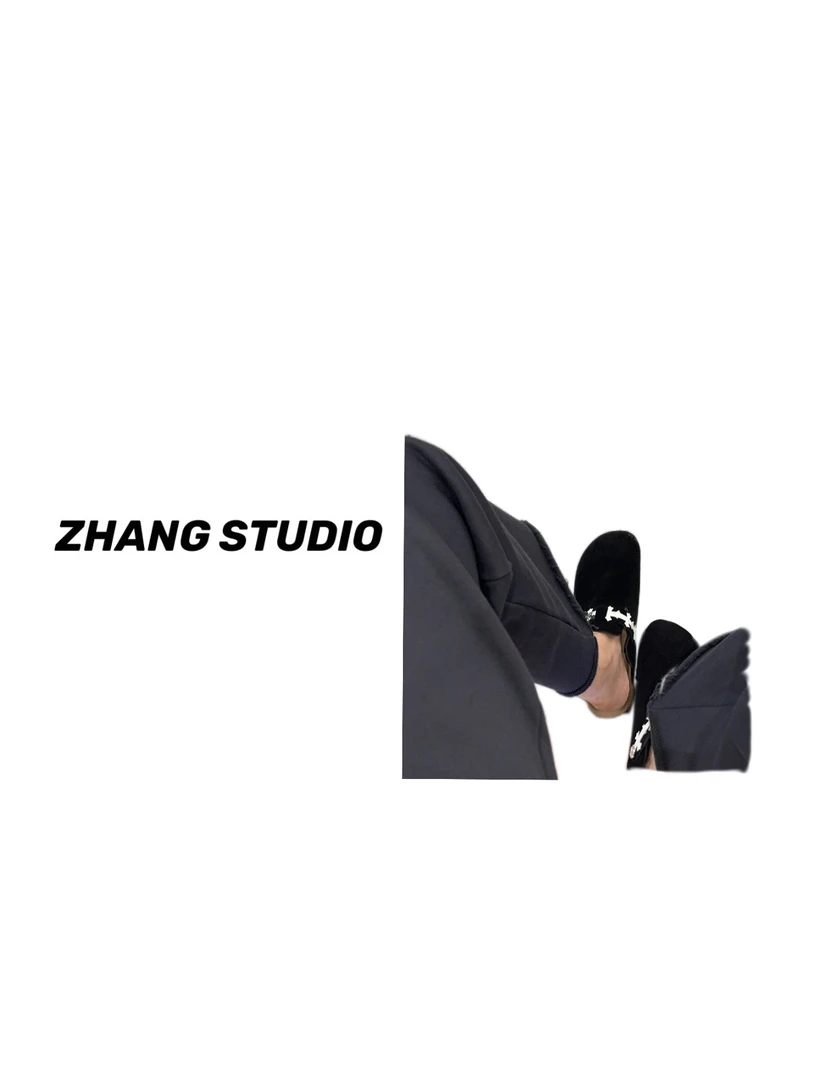 ZHANG STUDIO 时髦精牛皮勃肯鞋休闲百搭