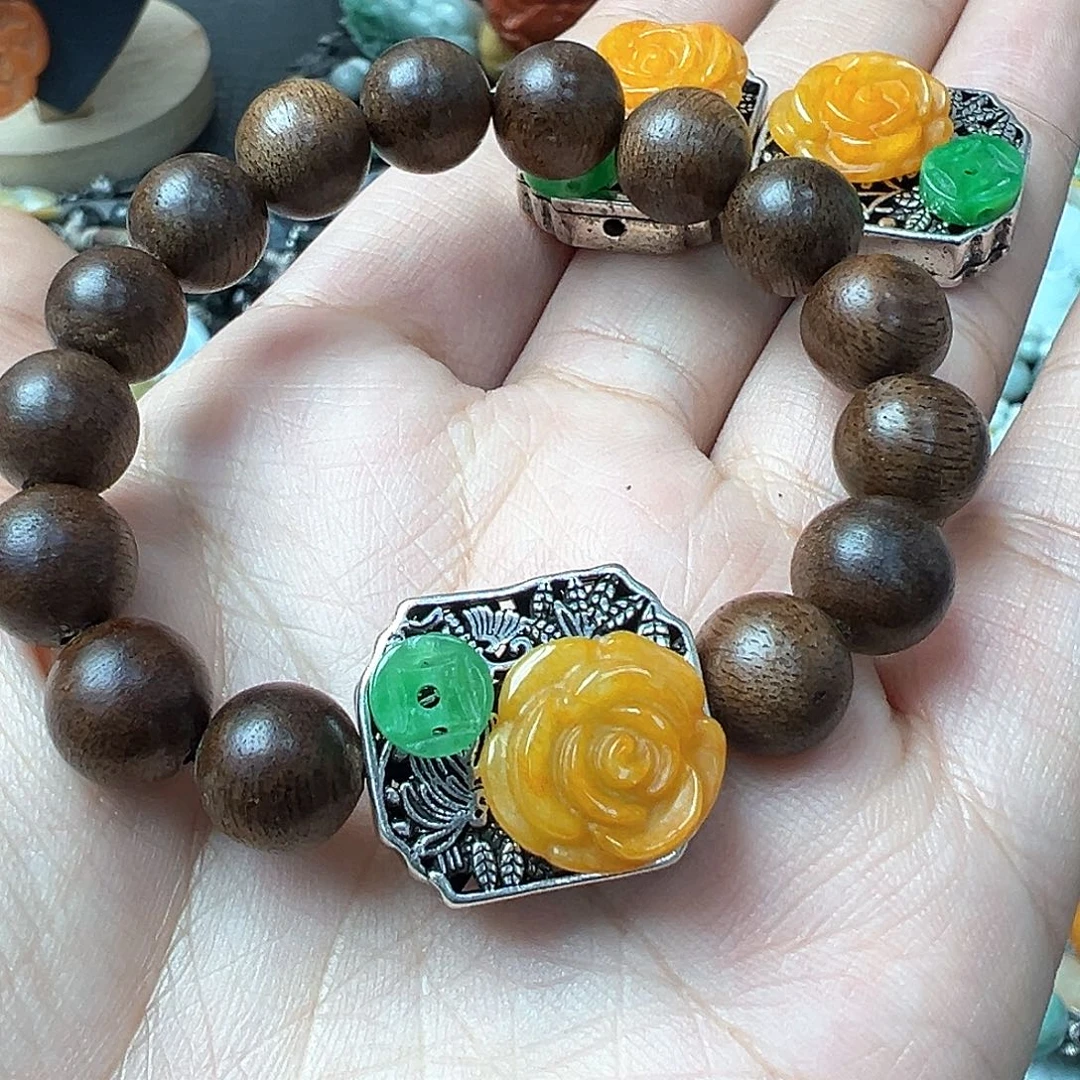 翡翠手链未镶嵌随机