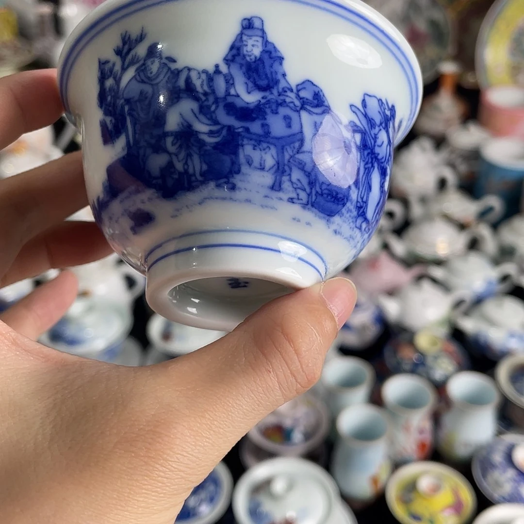 瓷片景德镇陶瓷茶具手绘