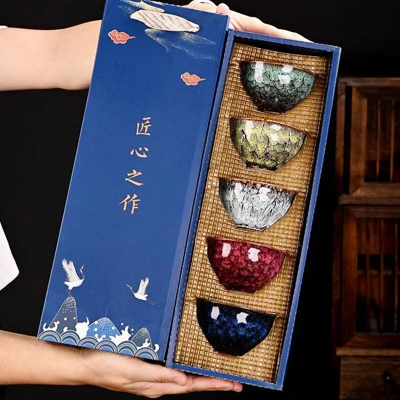 多色高档陶瓷高颜值包装杯具套装GT