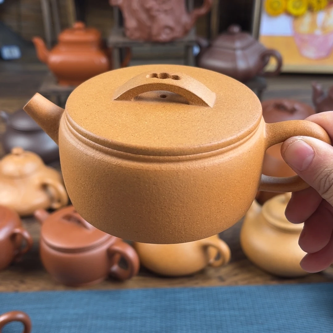 紫砂茶壶手工制作工艺精湛200cc