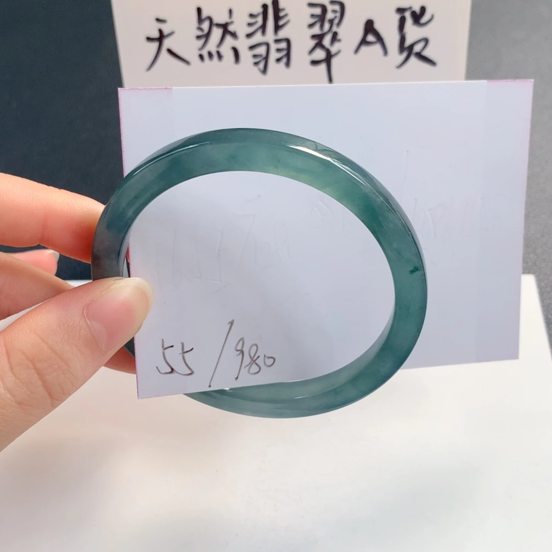 翡翠未镶嵌手镯天然翡翠