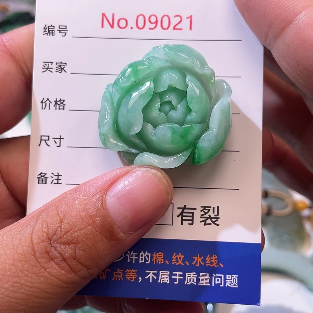 翡翠未镶嵌颈饰翡玉缘翡翠