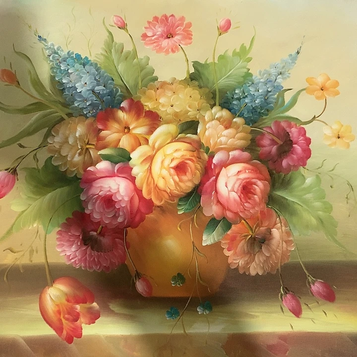 油画50*60手绘油画