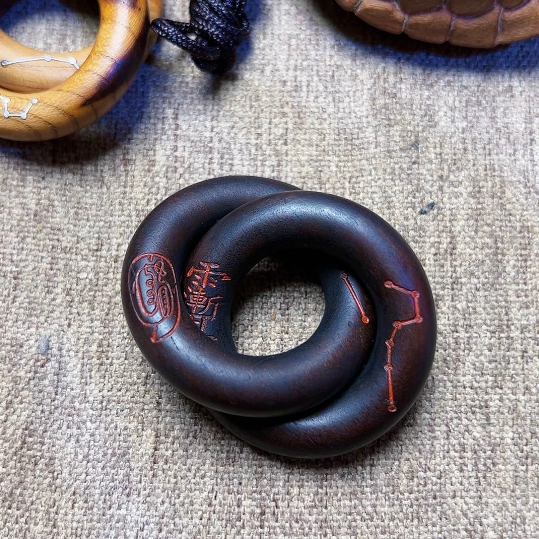 枣木雷击枣木玉化金光讳迷你