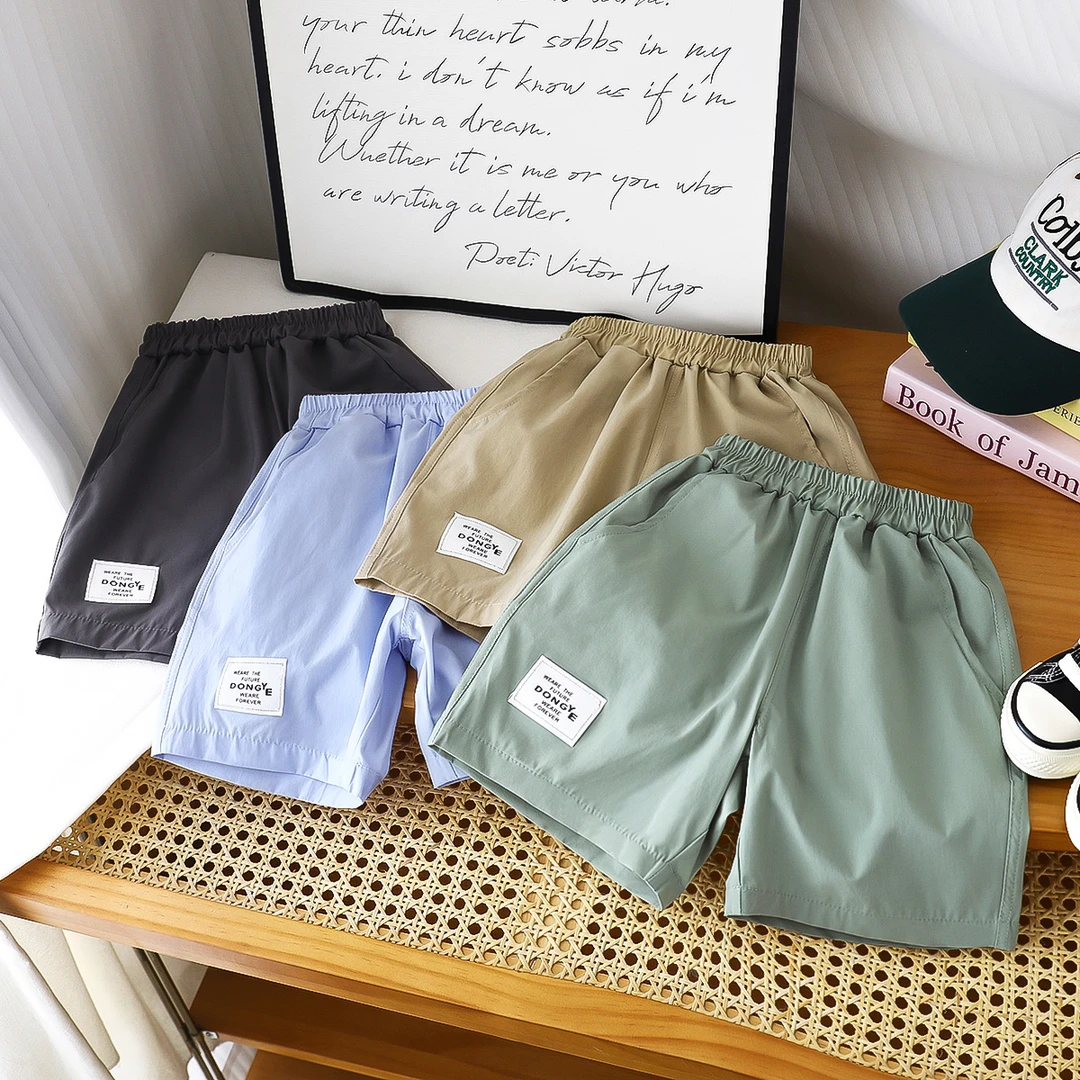 .【高货清仓】2025新款儿童男童五分裤宽松薄款百搭休闲工装短裤