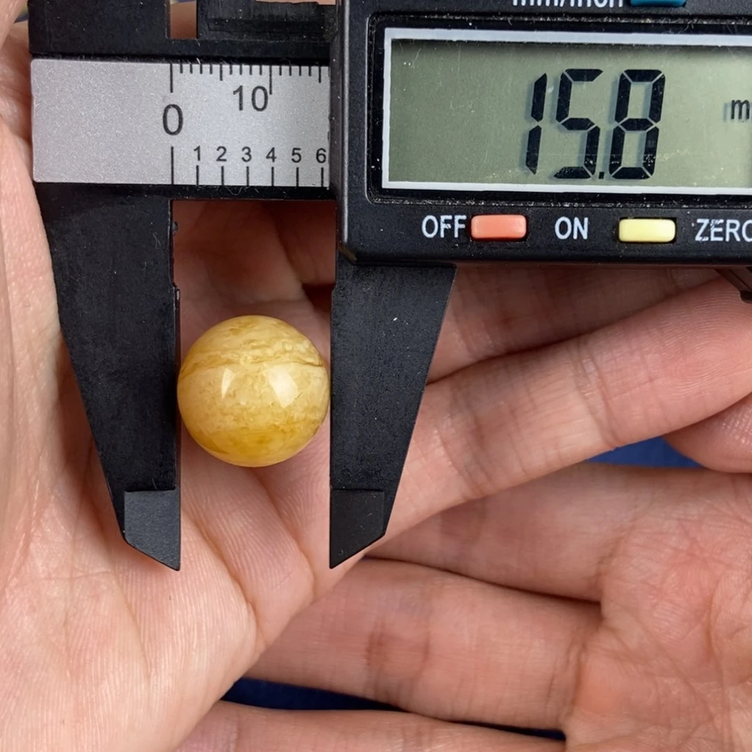 蜜蜡裸石未镶嵌@**白蜜蜡