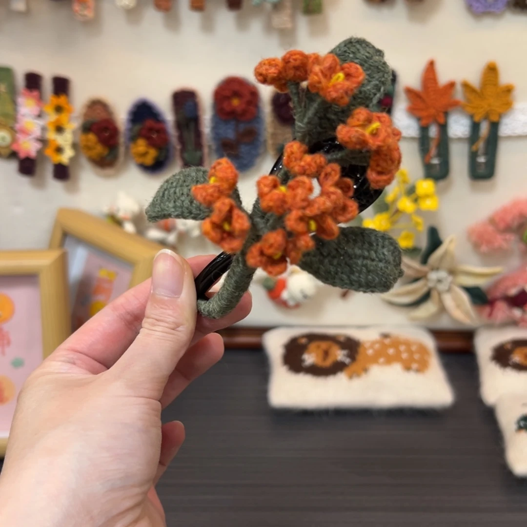 毛绒钩织刺绣手工包包玩偶居家用品