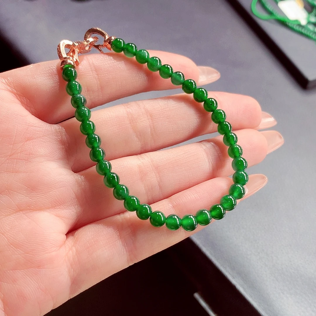 翡翠未镶嵌毛衣链