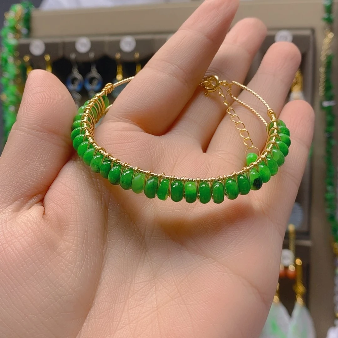 颈饰未镶嵌翡翠翡翠