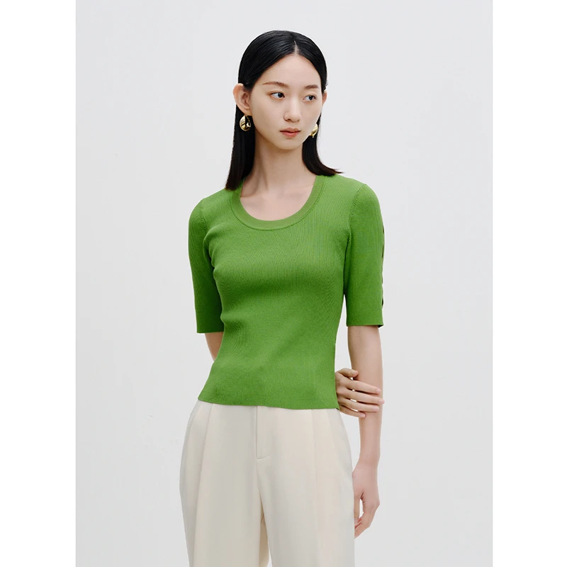 【许半夏推荐】纳俪商场同款毛针织衫N23072A01033