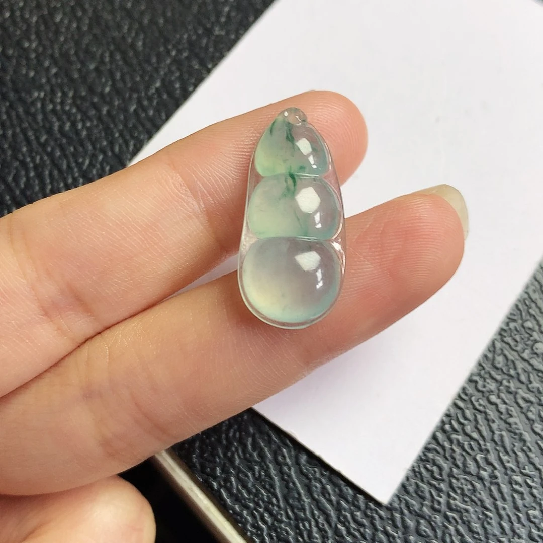 翡翠未镶嵌吊坠(不含链)豆子