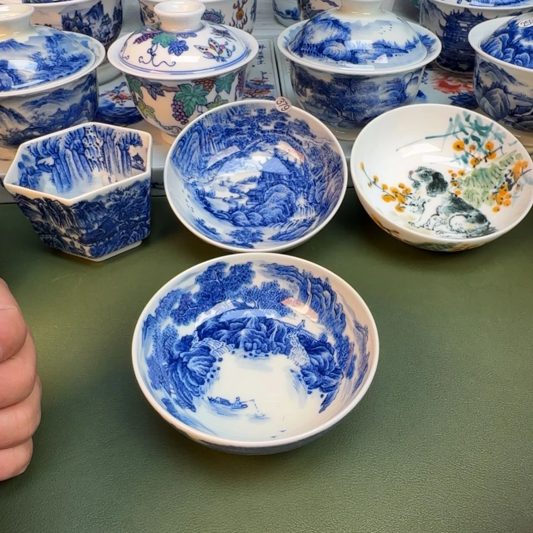 陶纯手工纯手绘茶具389