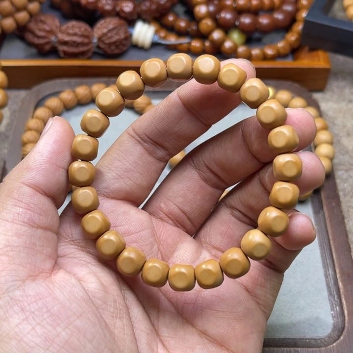 猴头核桃手串手工六方8.8mm小馒头料全品