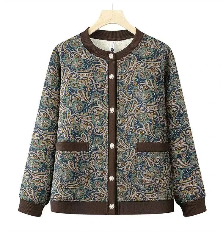 2585女士秋冬款花棉衣（LZHX）