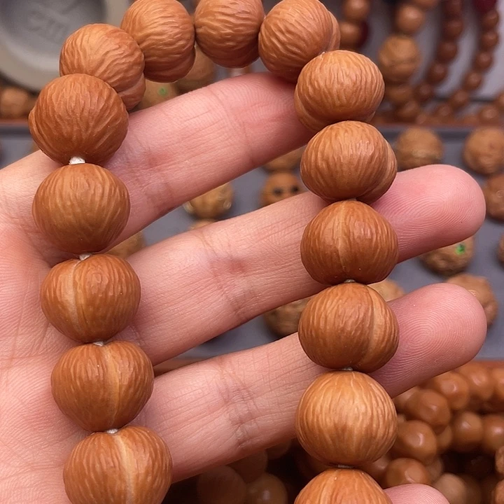 核桃手串/手链拉丝屁桃