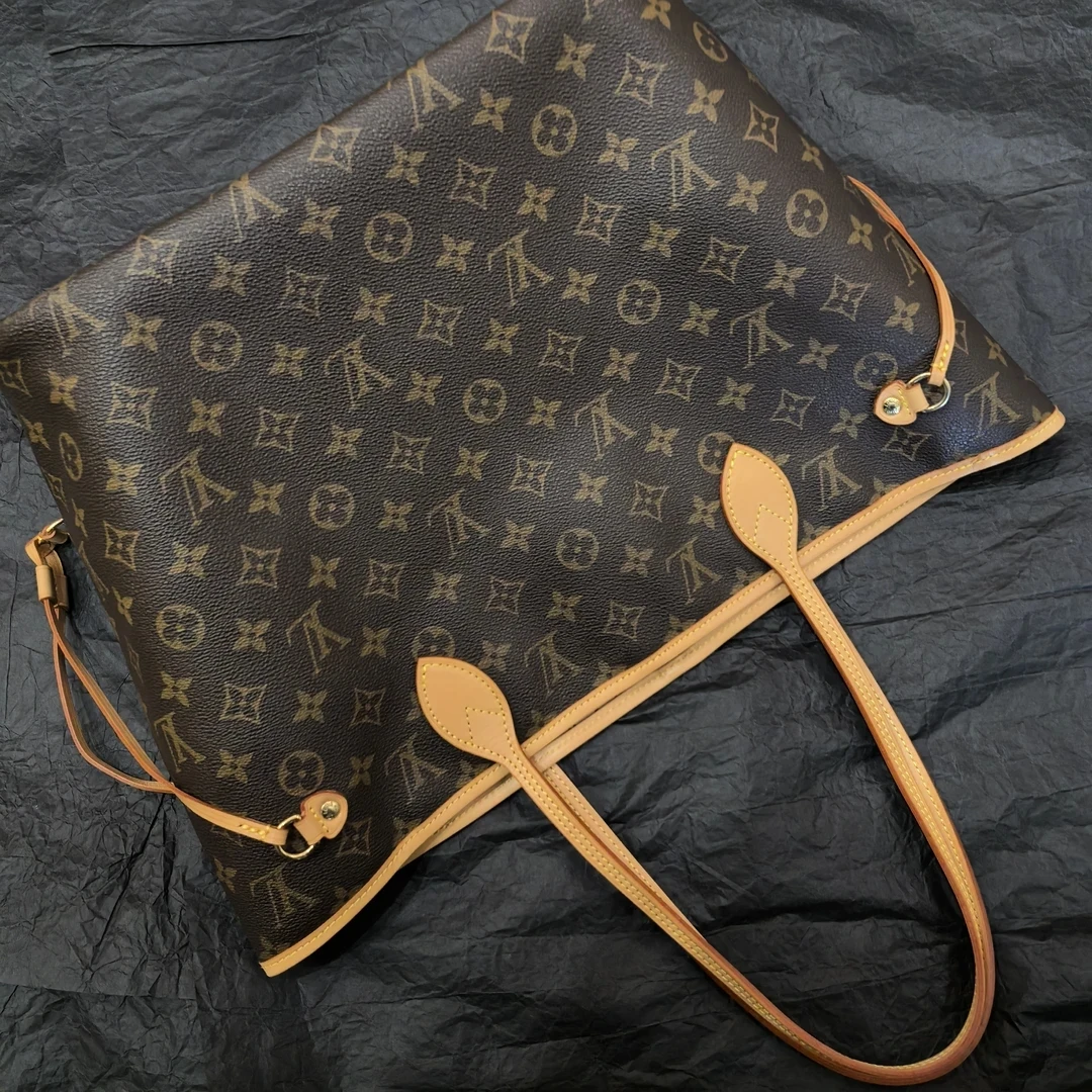 99新 LouisVuitton/路易威登 【小花】/中购物袋/换植鞣革/24h试背
