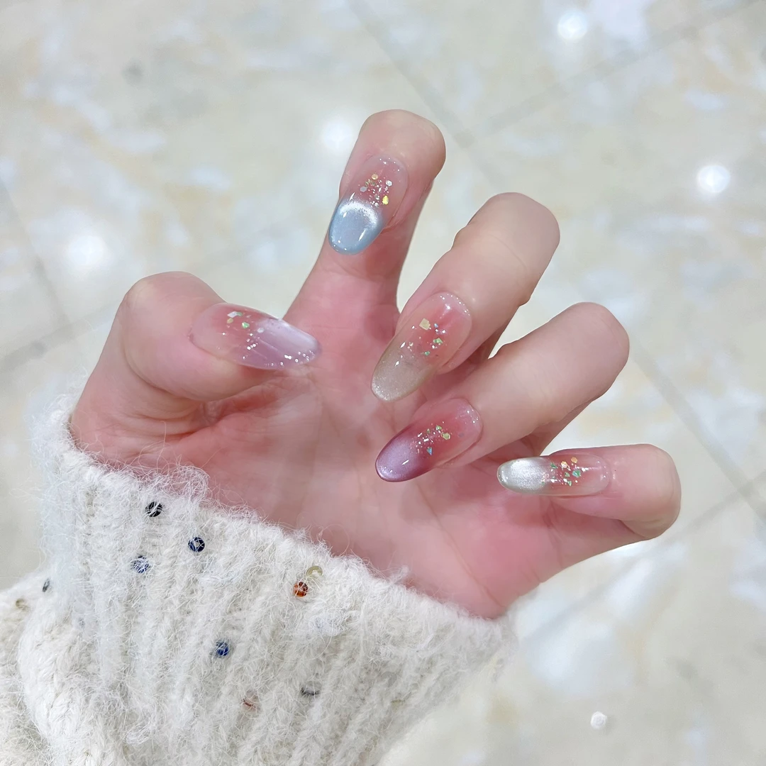 【多彩猫眼】现货-奈木花园手工穿戴甲--