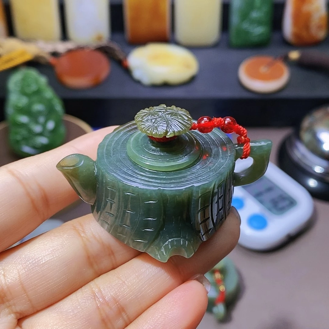 和田玉颈饰未镶嵌乐**乐