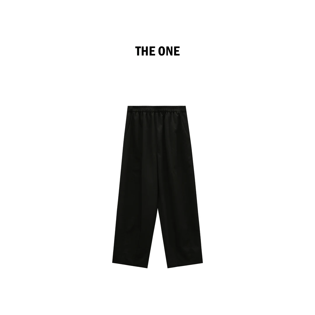 【AZE JIA】黑行者 早秋新款极简松弛百搭速干黑色长裤 HH50728K1