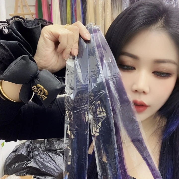 @***孞皮质铁合金黑蓝黑紫各二长d6