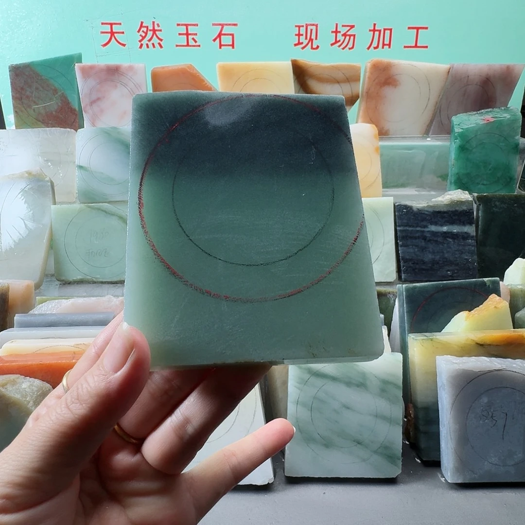 未镶嵌手镯石英质玉东陵玉手镯定制