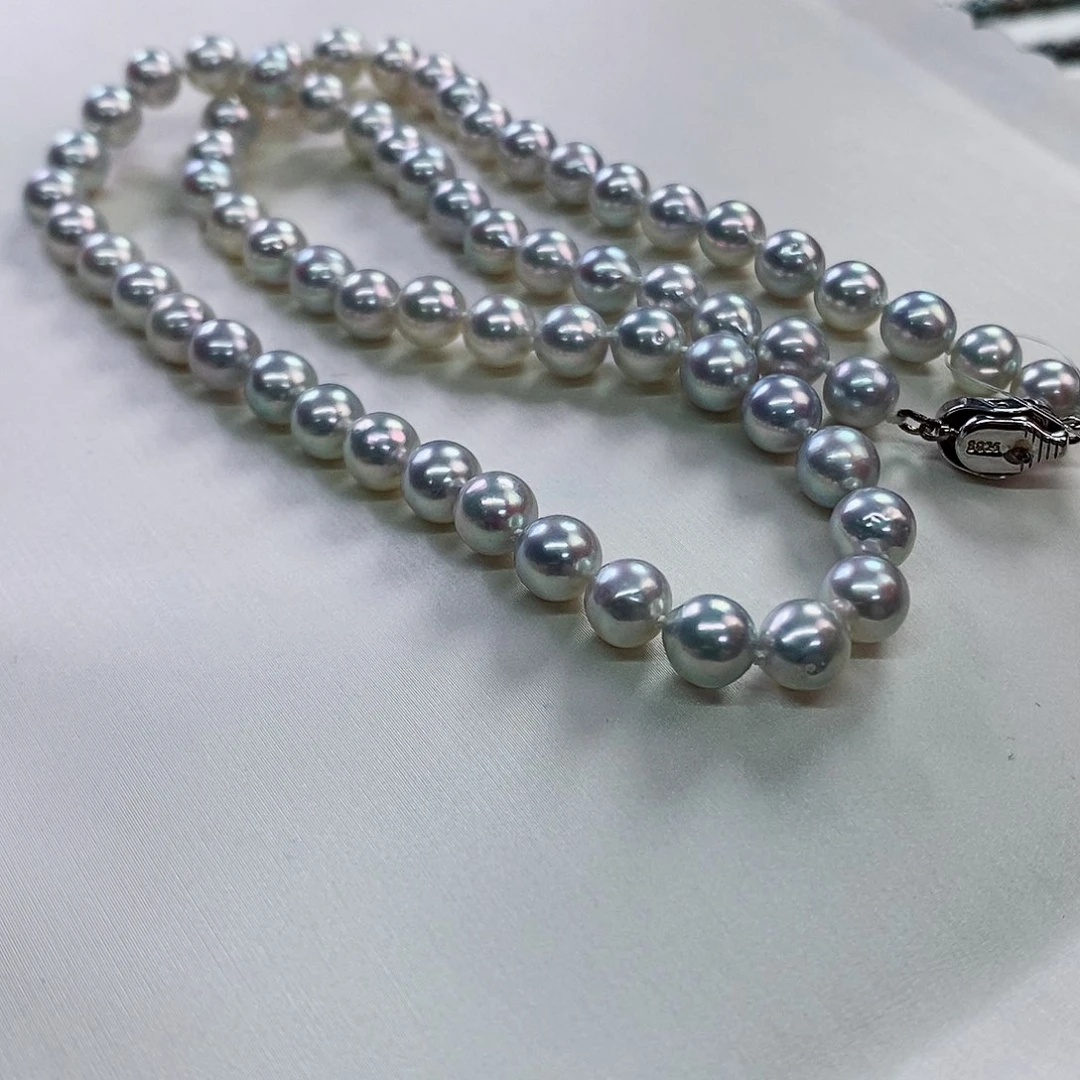 项链未镶嵌海水珍珠6-6.5