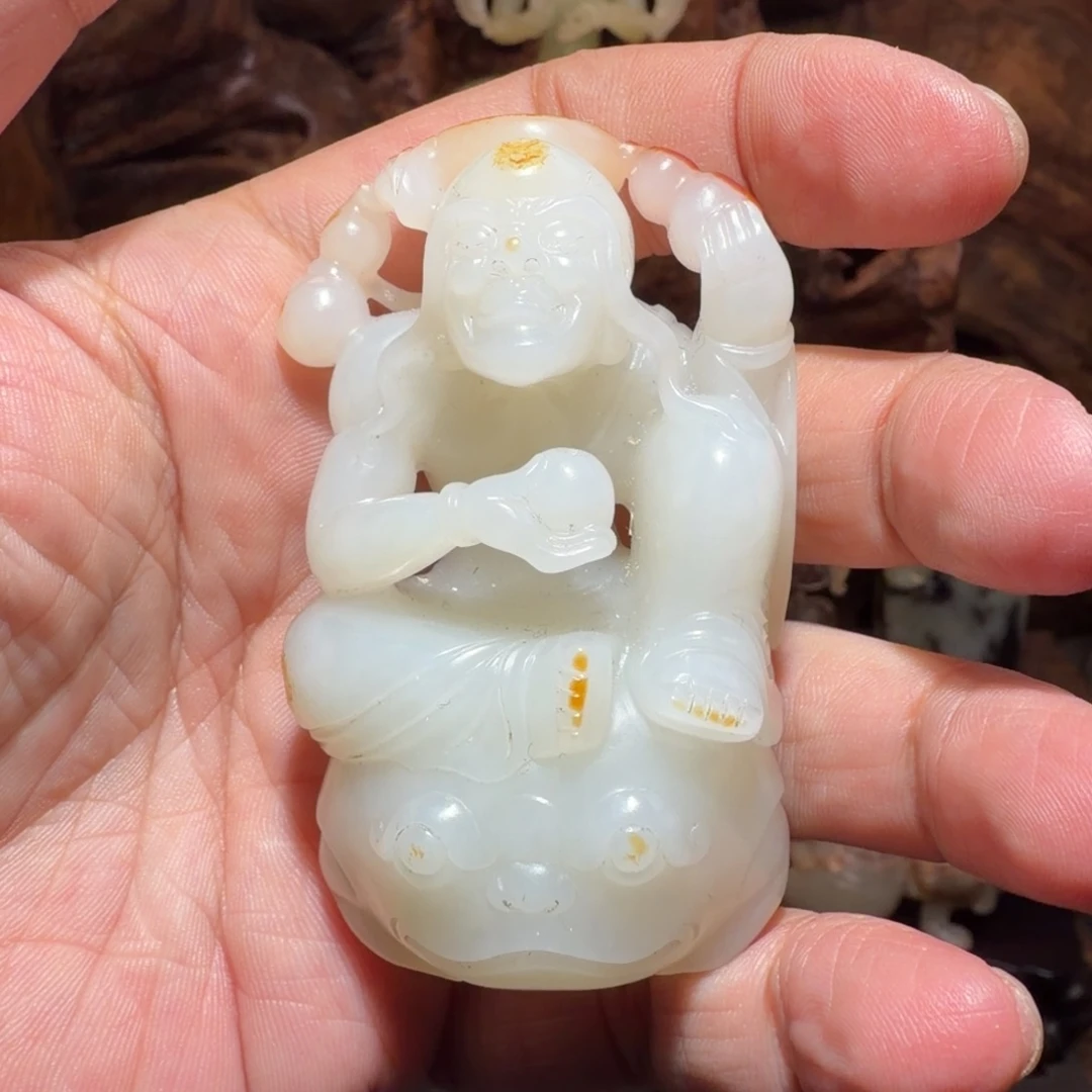 胡***园和田玉未镶嵌挂件