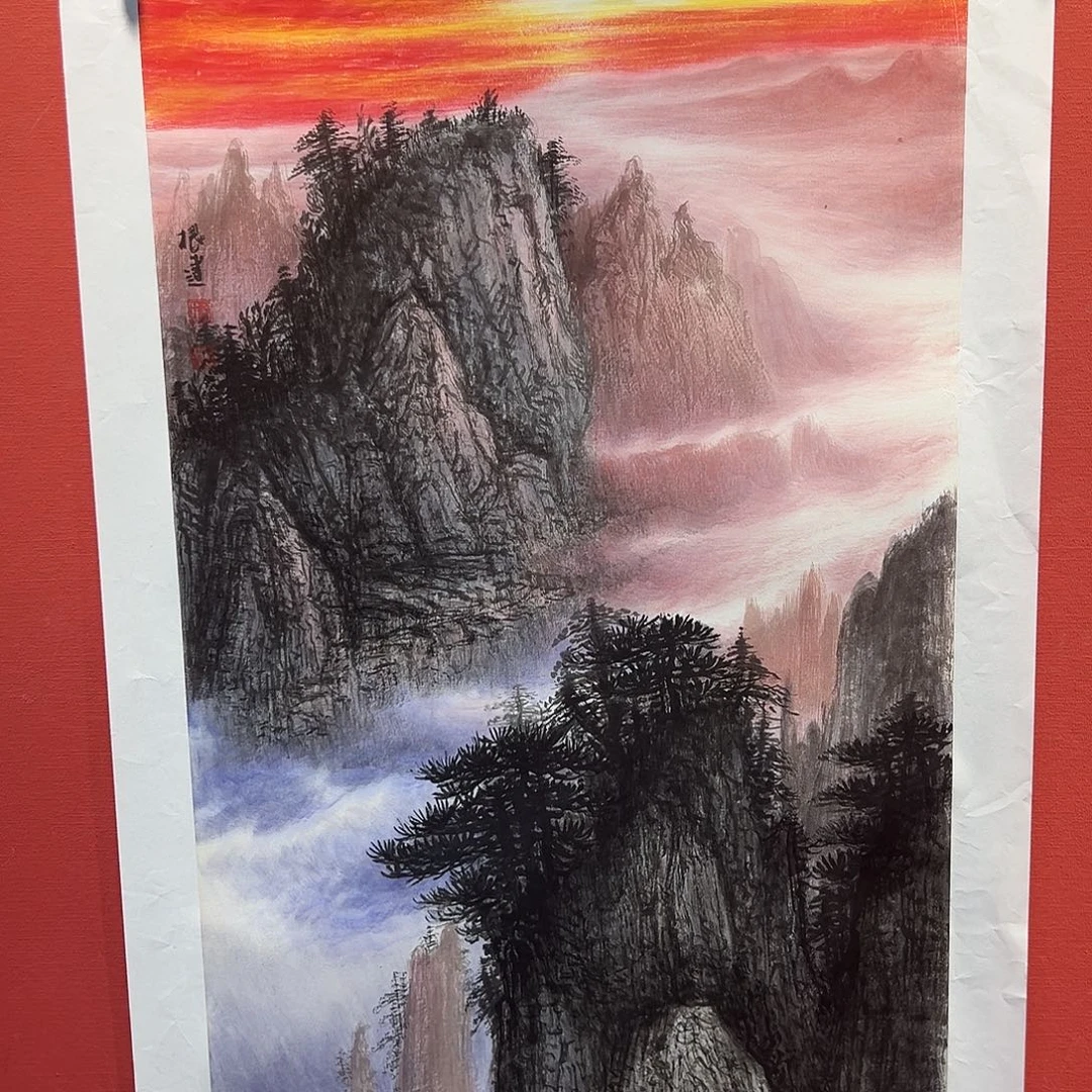 国画曹根建国画作品